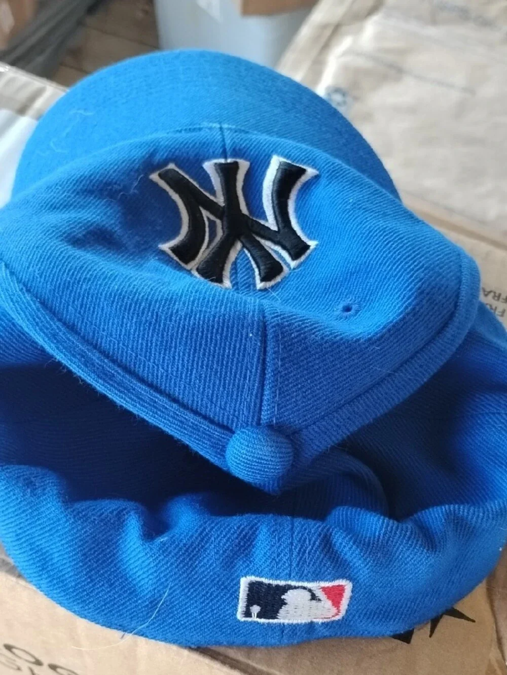 Kids Blue Baseball Cap